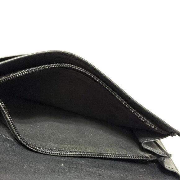 CHANEL - Black Patent Leather Long Wallet - Picture 4 of 5